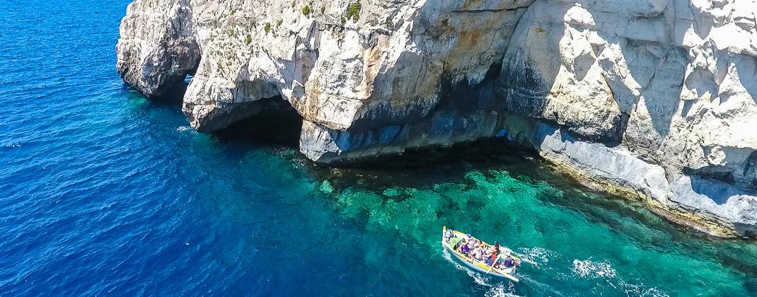Blue Grotto boottocht