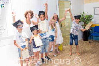 Kids met hun certificaat