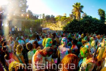 Holi kleur partij in Malta