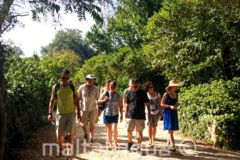 Engels taal rondleiding door de Maltese platteland