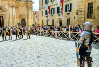 Historische slagreconstructie bij Medieval Mdina